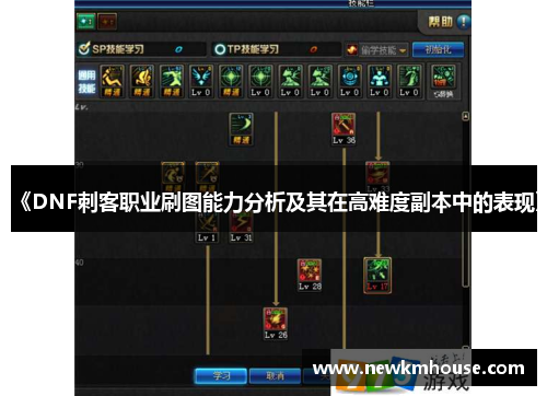 《DNF刺客职业刷图能力分析及其在高难度副本中的表现》