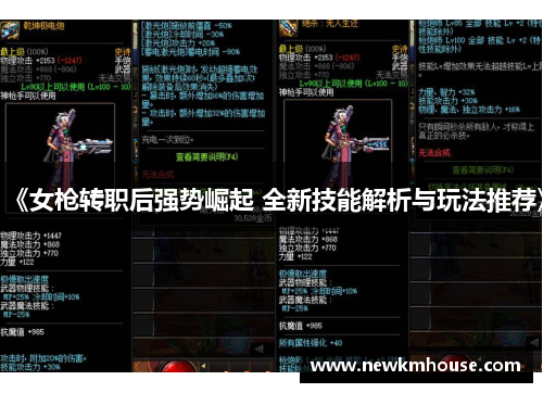 《女枪转职后强势崛起 全新技能解析与玩法推荐》